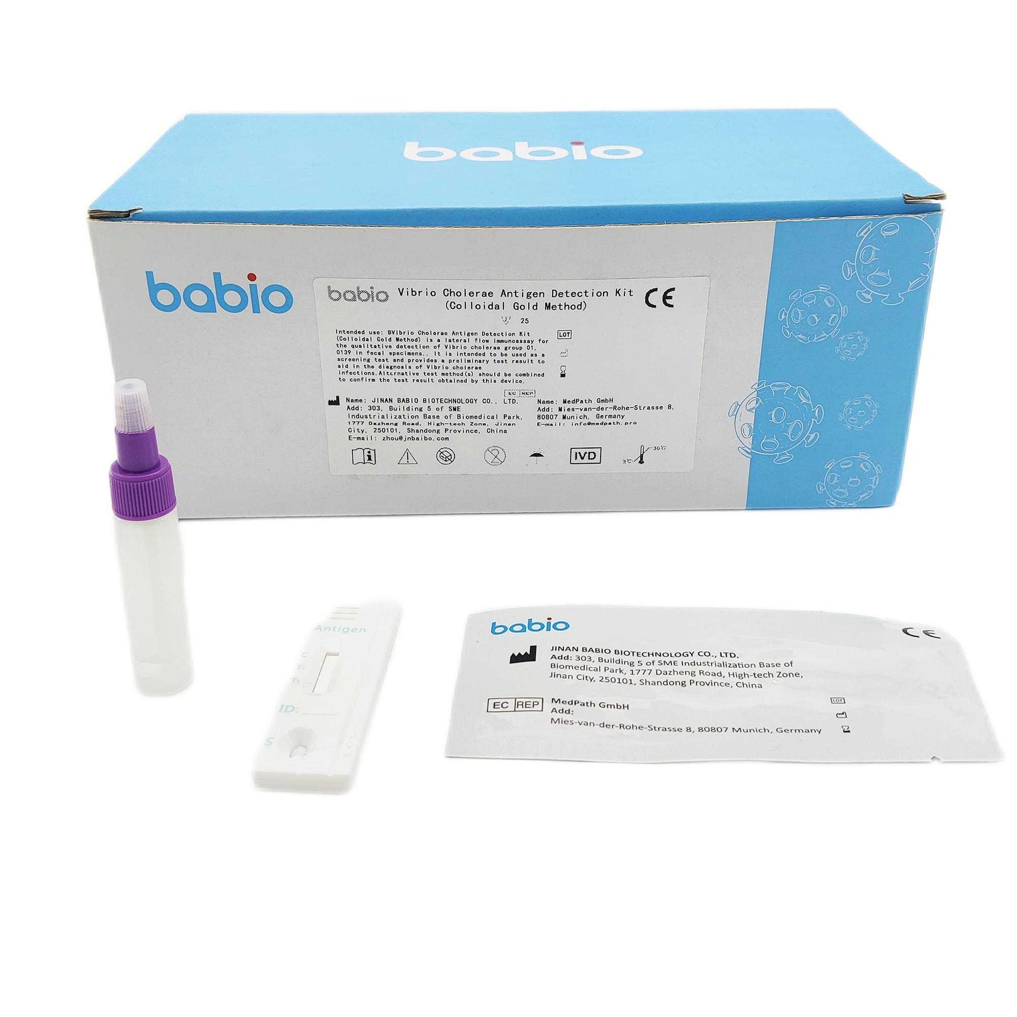 Vibrio Cholerae Antigen Detection Kit (Kolloidal Qızıl Metod)